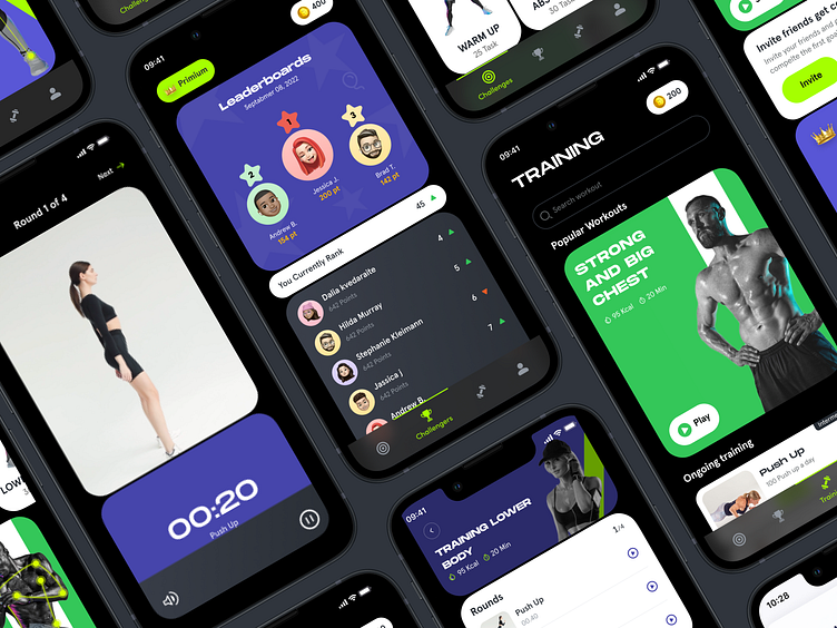 Personal Fitness App Features